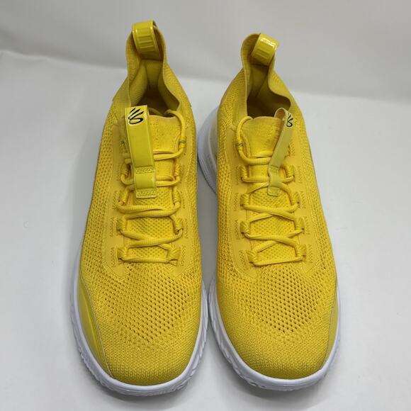 Mens Size 16 Under Armour Curry Flow 8 Basketball Shoes Yellow 3024785-700 main image 4